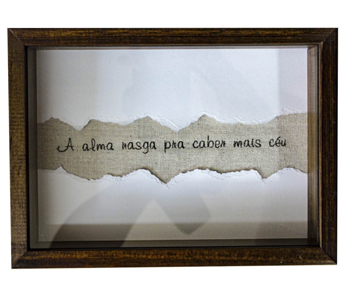 Quadro Decorativo "A Alma Rasga pra Caber Mais C&eacute;u" image number 0