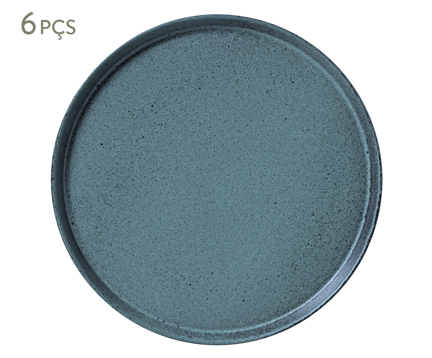 Jogo de Pratos Raso Neo Night Sky Azul image number 0
