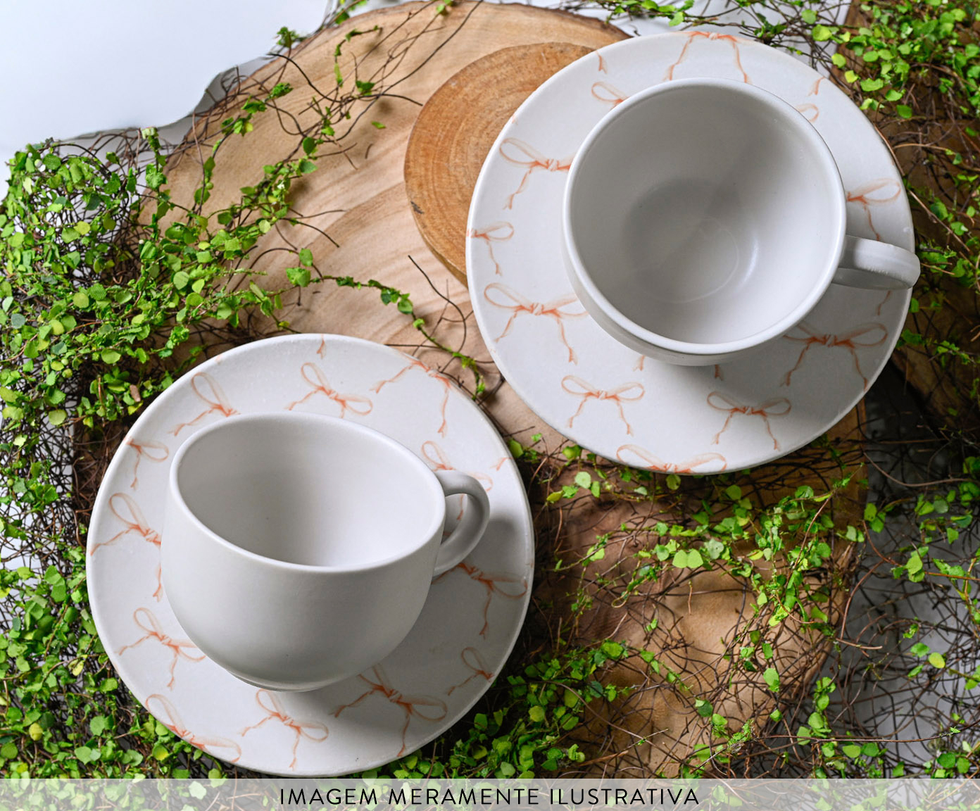 Jogo de X&iacute;caras para Ch&aacute; Coup Stoneware Entre La&ccedil;os image number 7