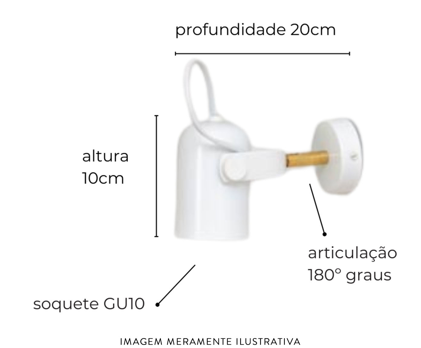 Arandela Becker Branca image number 3