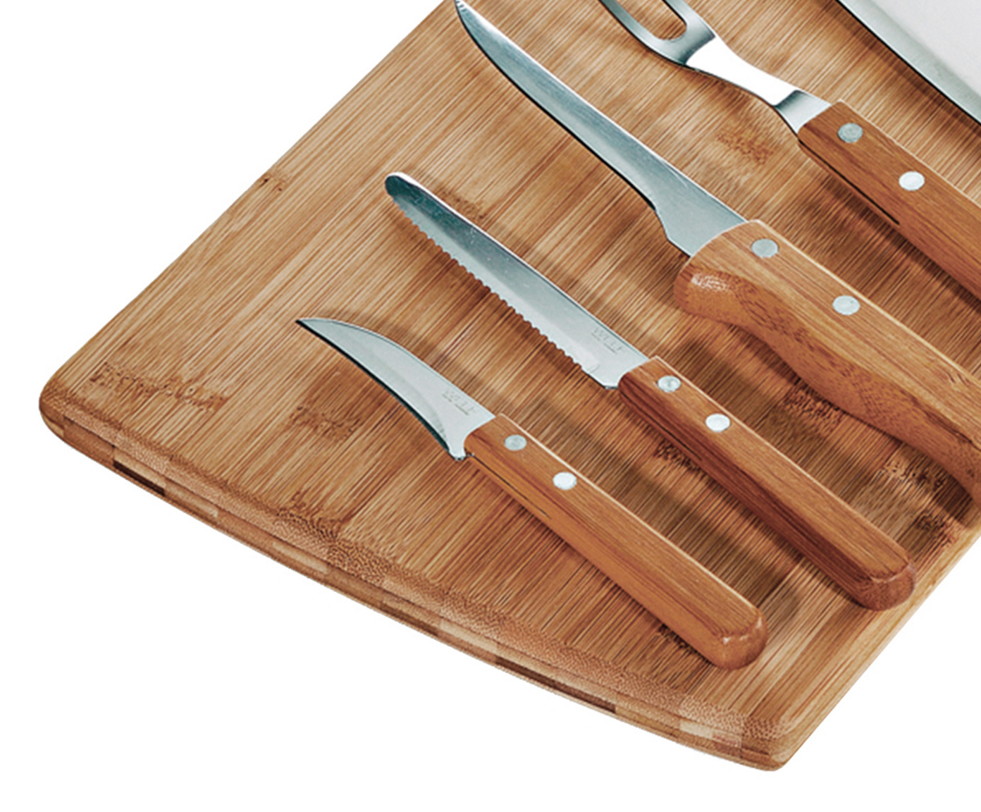 Jogo para Cozinha em Inox E Bambu Calif&oacute;rnia image number 3