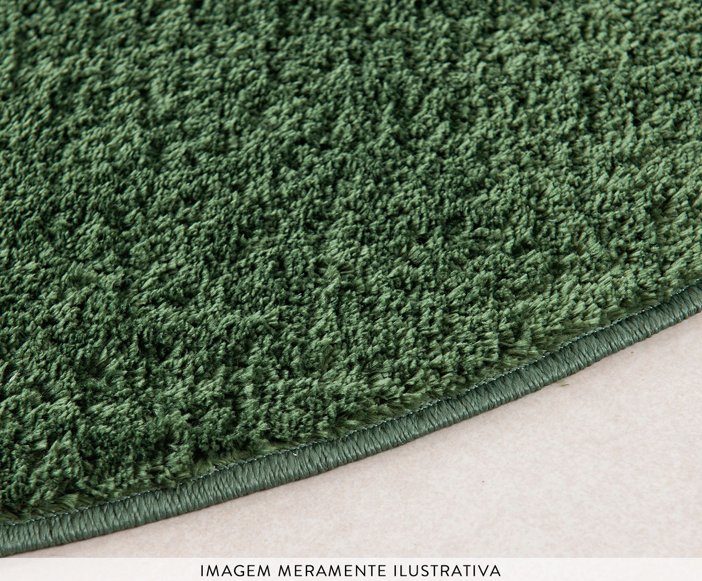 Tapete Redondo Classic Verde Musgo image number 3