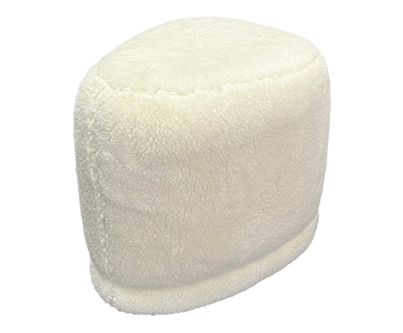 Puff Petit em Boucle Longo Off-White - image 0