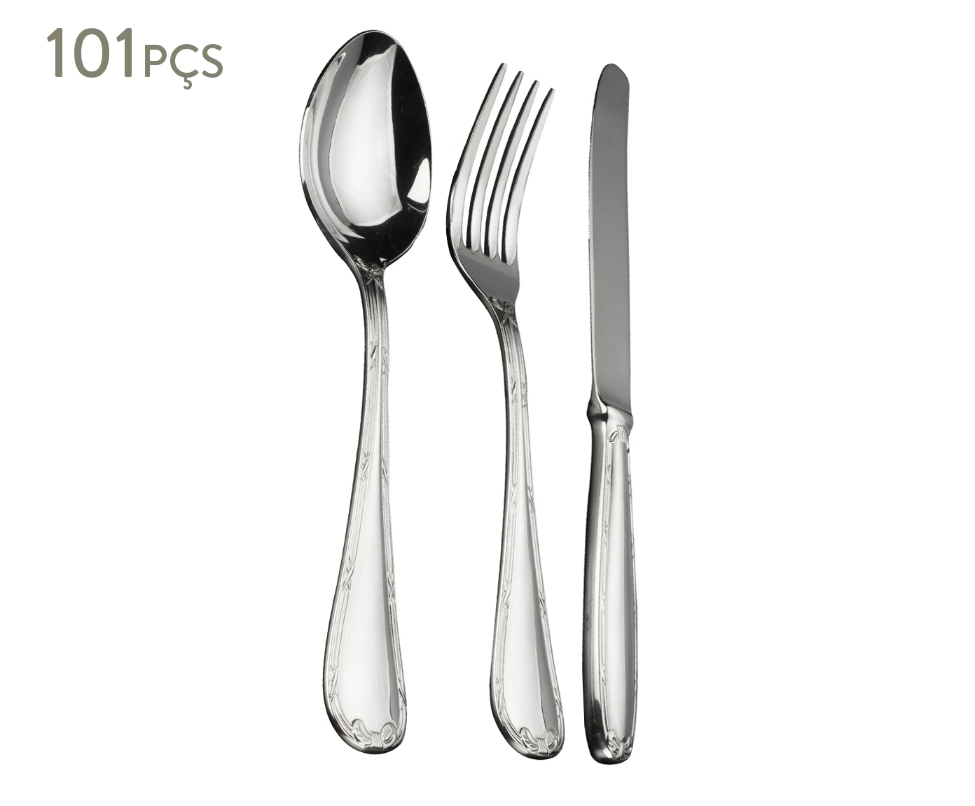 Faqueiro em Inox Crois&eacute; image number 0