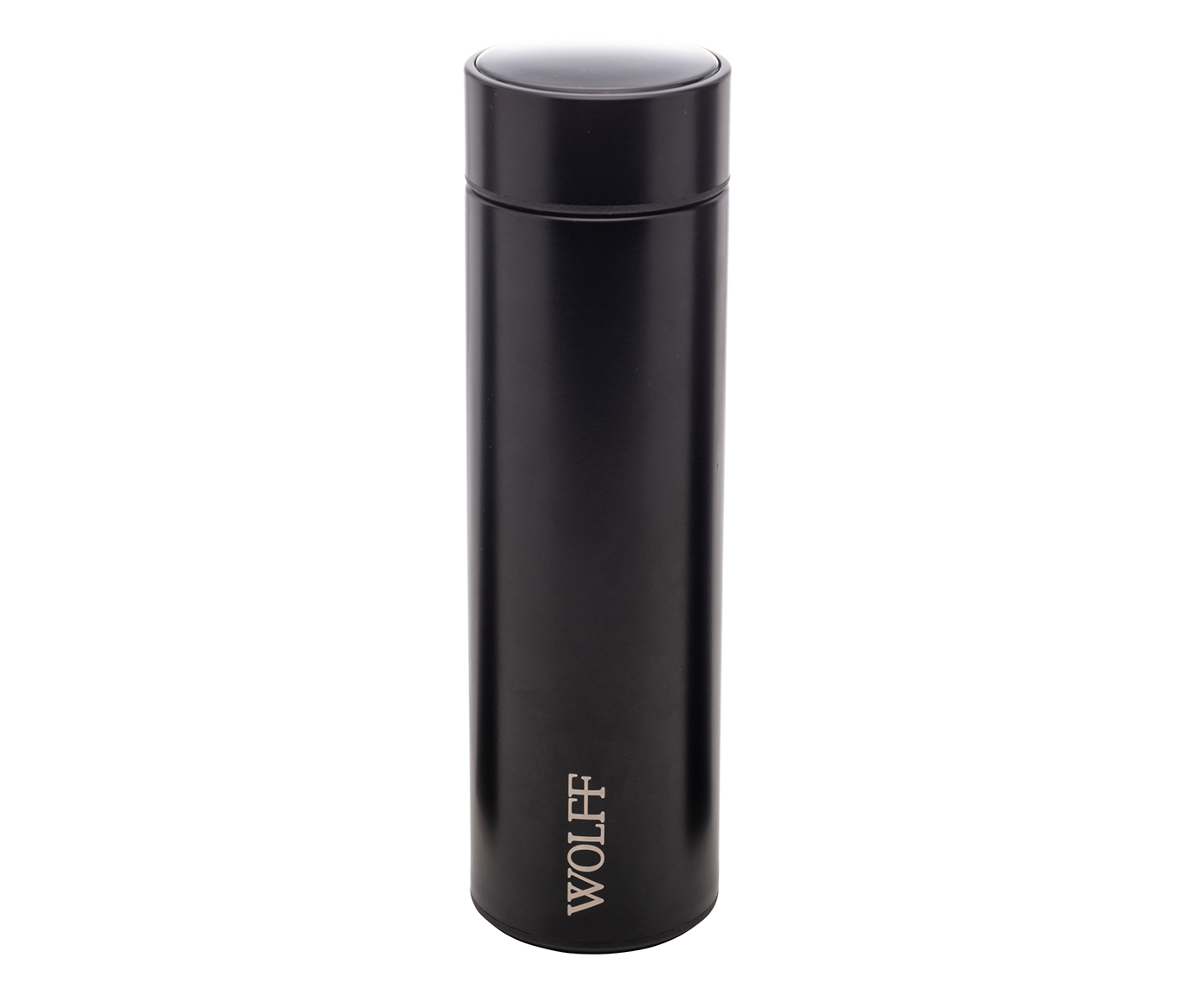 Garrafa T&eacute;rmica em Inox com Visor de Temperatura Wolff Preta image number 5