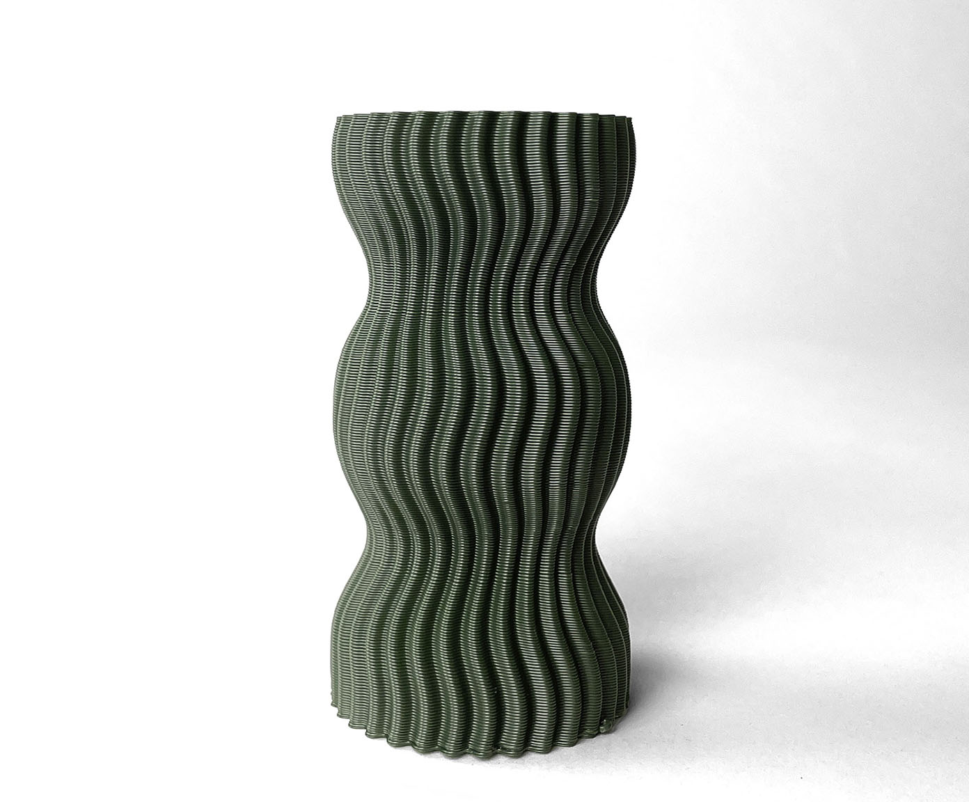 Mini Vaso Onda 3 Verde image number 2