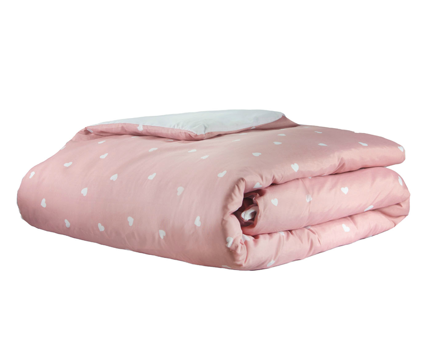 Capa de Edredom Duvet Essencialle Cora&ccedil;&otilde;es Branco - image 0