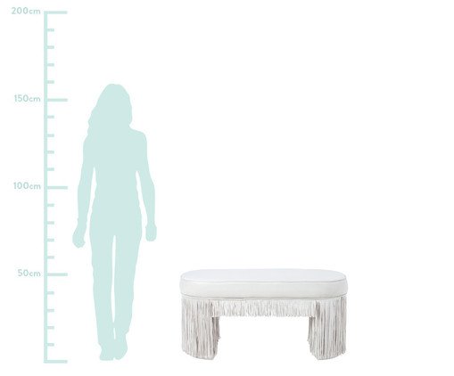 Banco Franja Simples - Off White image number 6