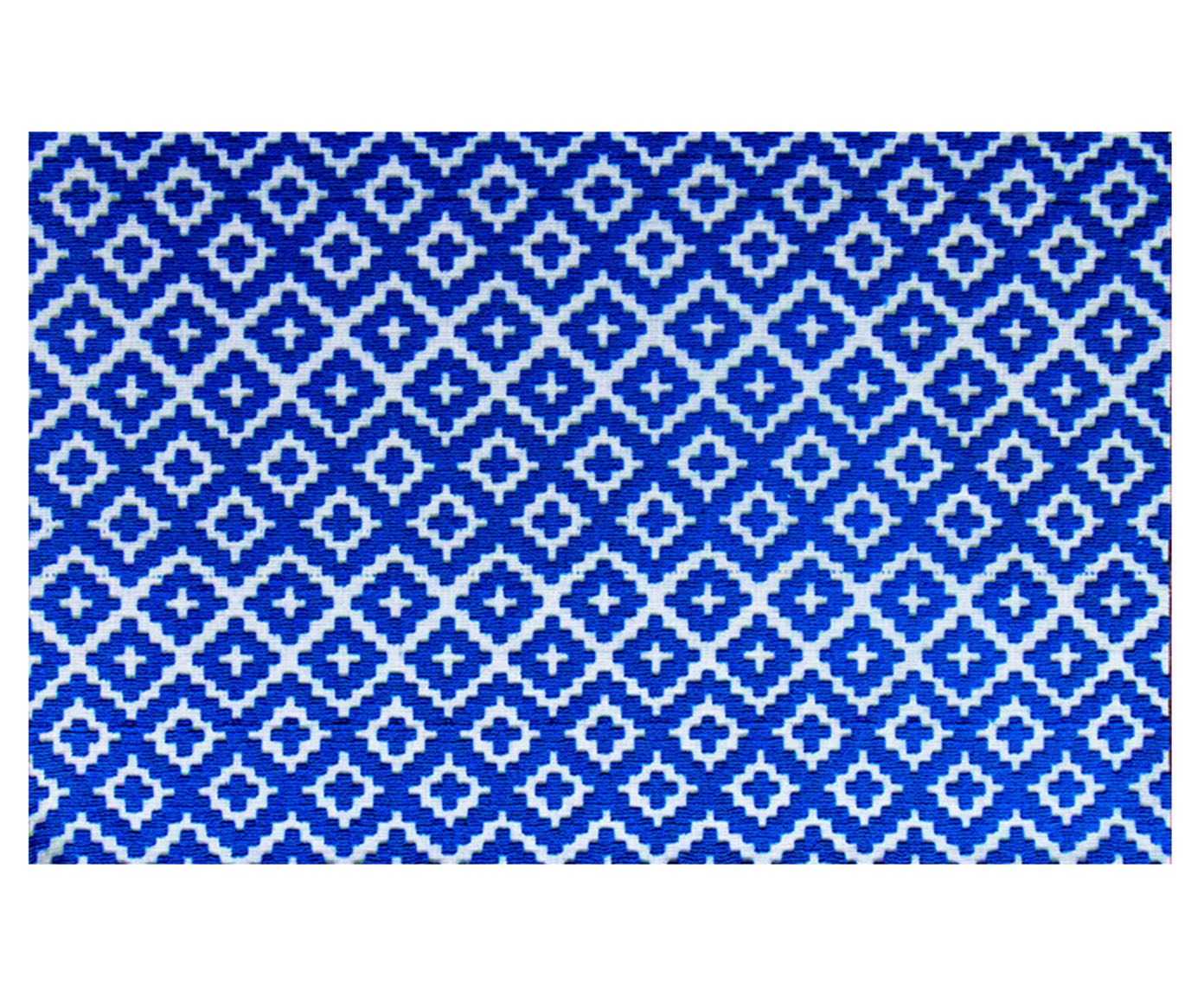 Tapete Oriental Strauss Deco Branco e Azul - image 1