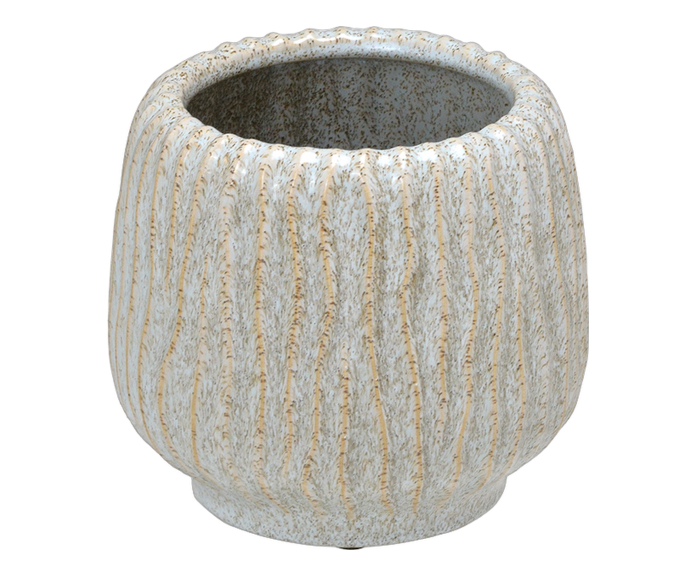 Cachepot Decorativo Verdant Cinza e marrom image number 0