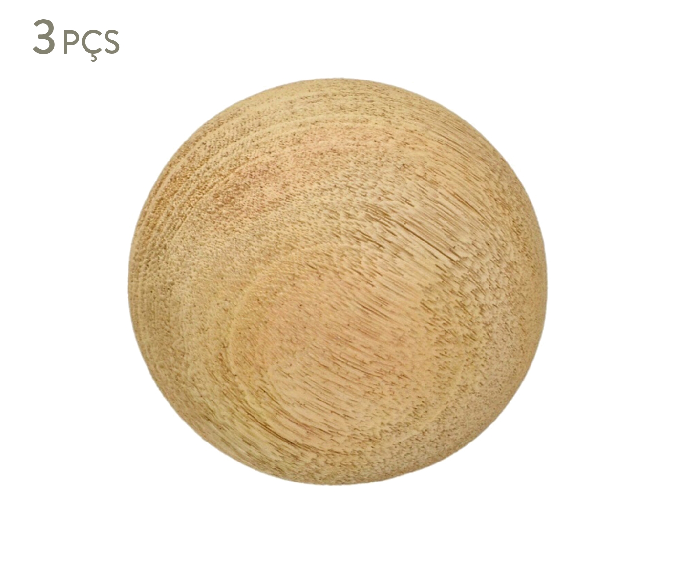 Jogo de Bolas Decorativa Bege image number 0