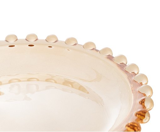 Travessa Oval para Servir em Cristal Pearl - &Acirc;mbar image number 3