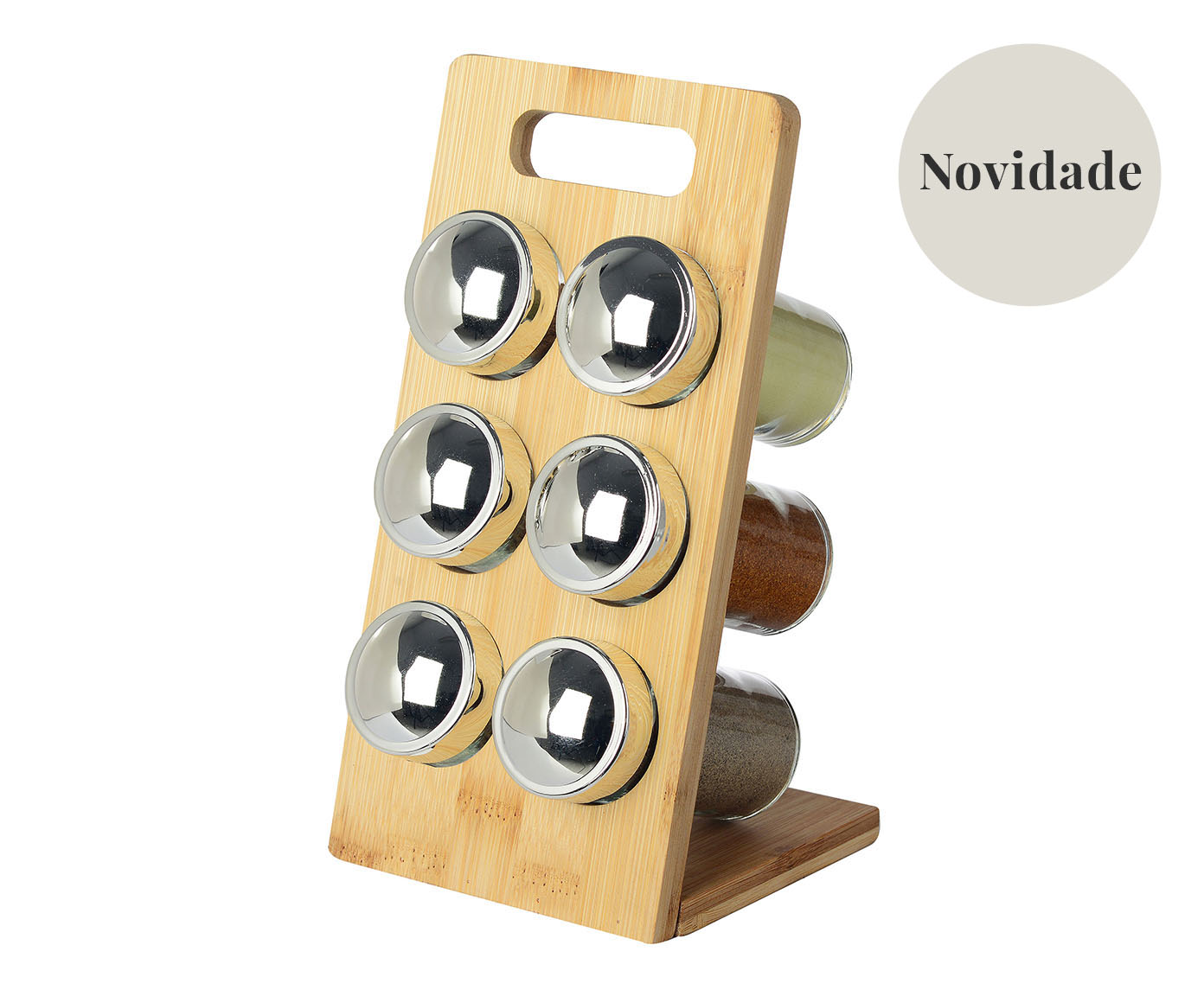 Jogo de Porta Condimentos com Suporte Galuta - image 0
