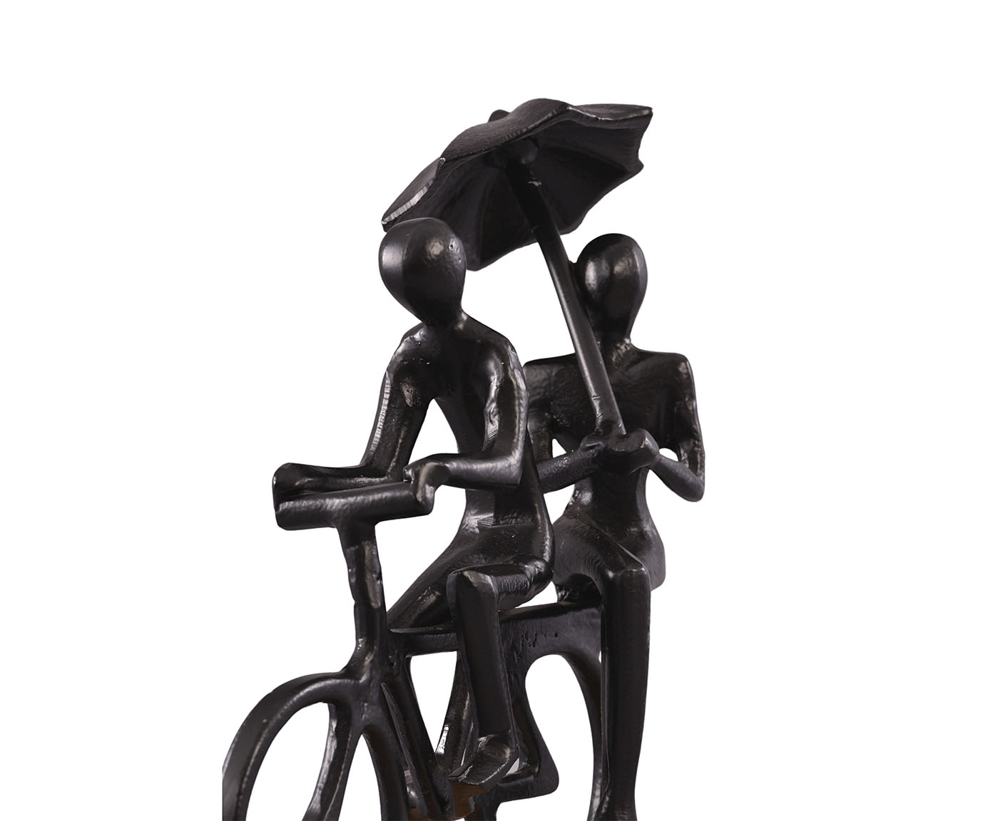 Escultura Casal Biker Preta image number 3