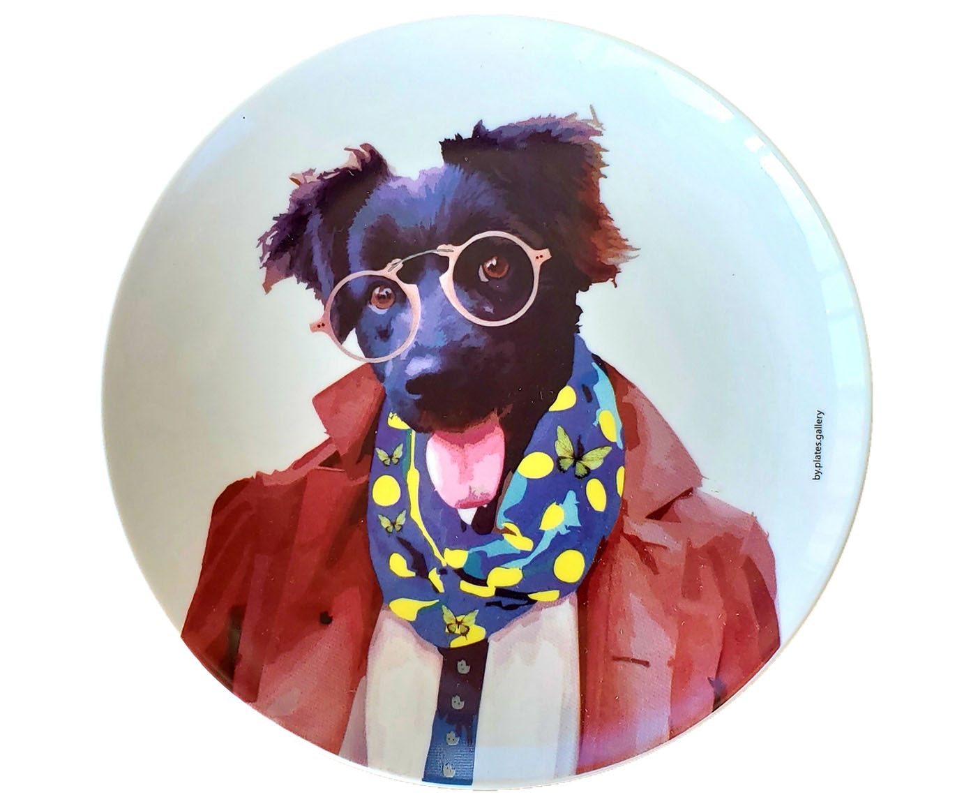 Prato de Porcelana Vira Lata Fashion Dog Ii image number 0