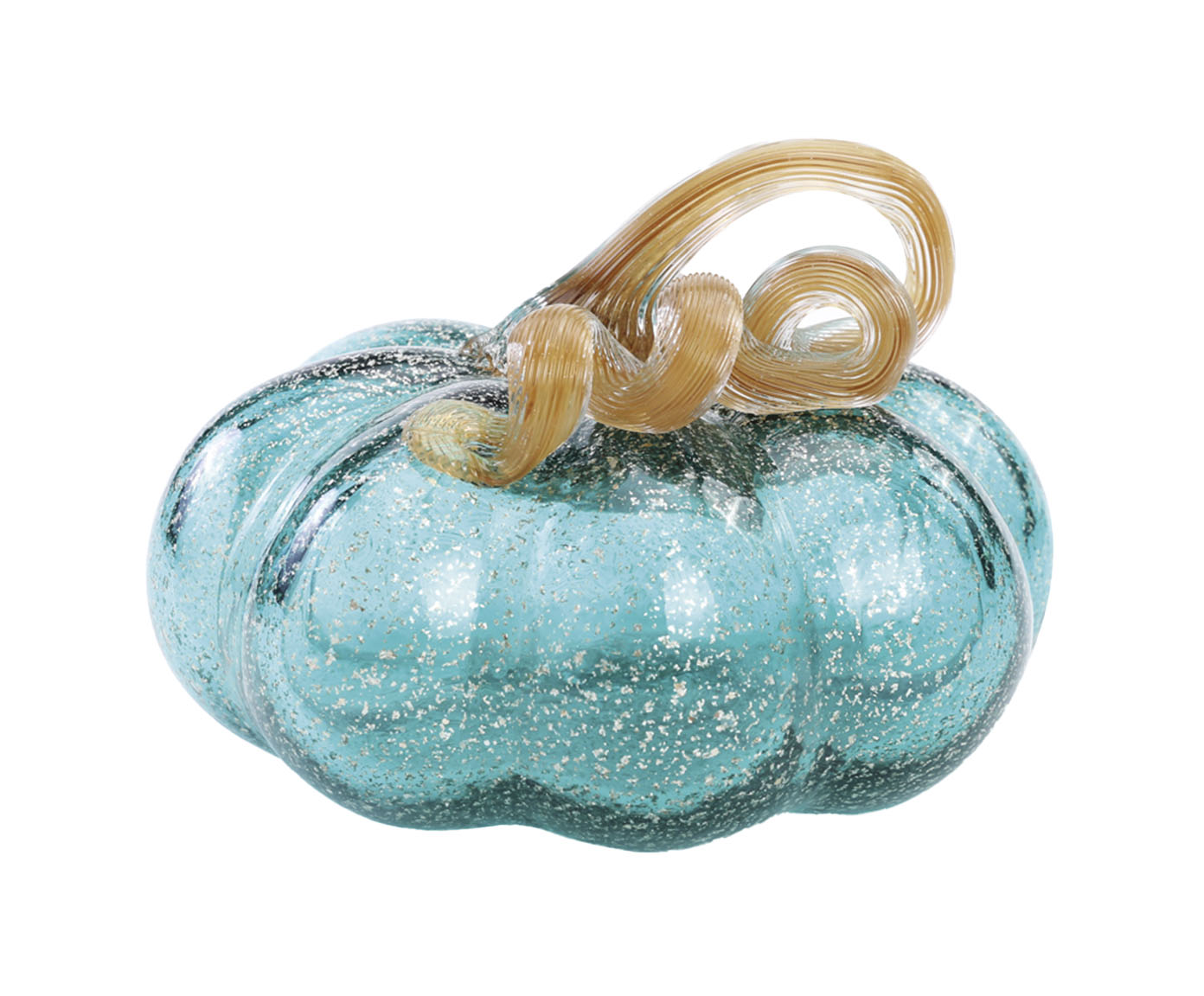 Adorno de Ab&oacute;bora Tiffany I - Azul e Dourado image number 0