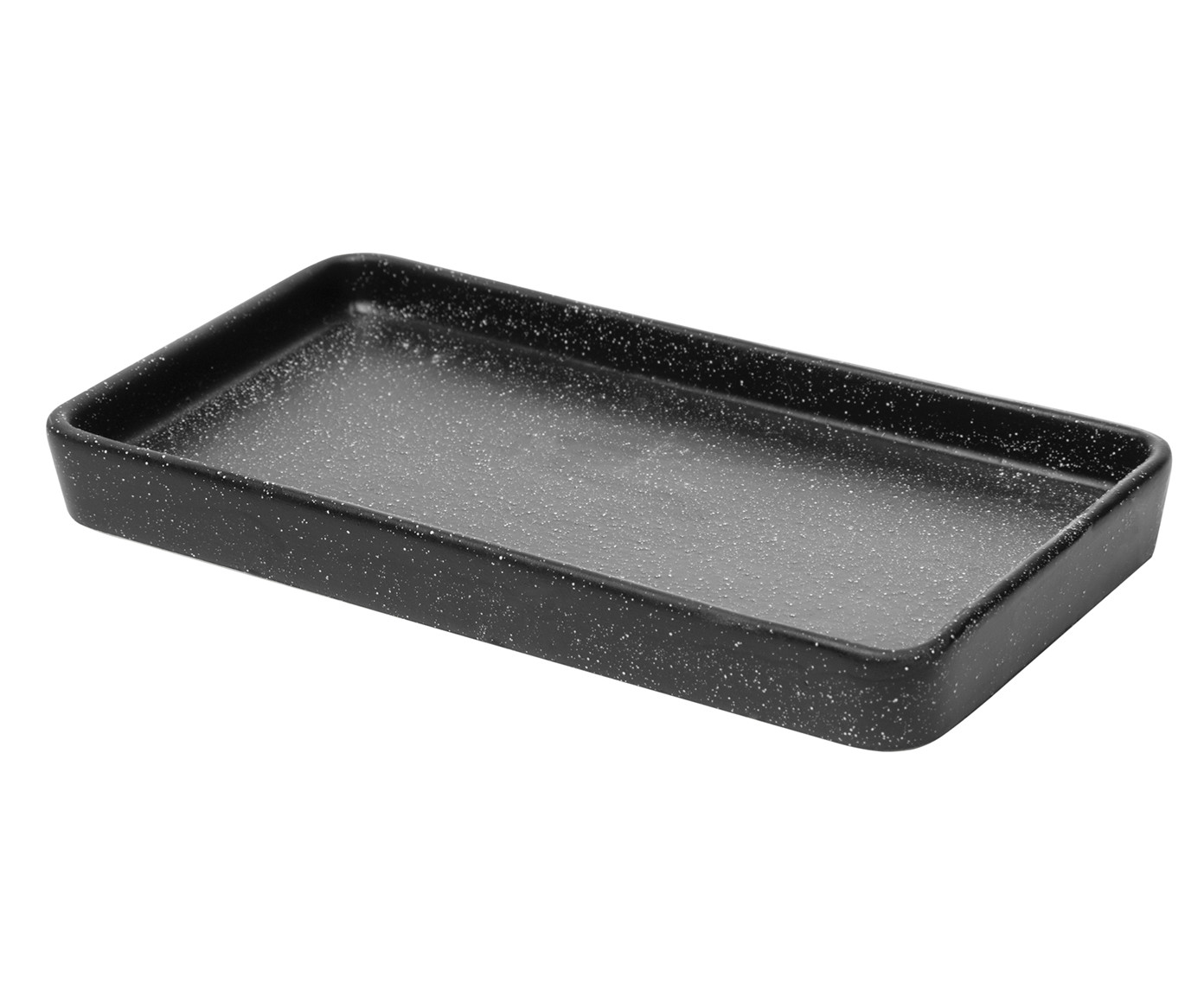 Jogo para Banheiro Granilite Quadratto Preto - image 1