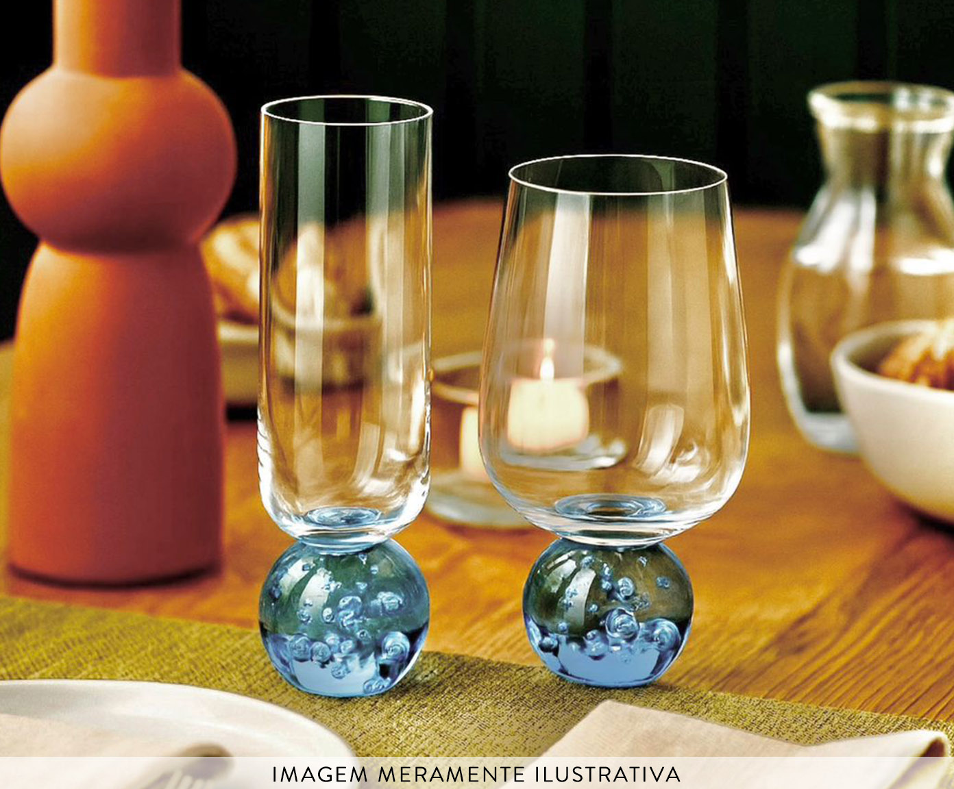Ta&ccedil;a Orb - Azul image number 1