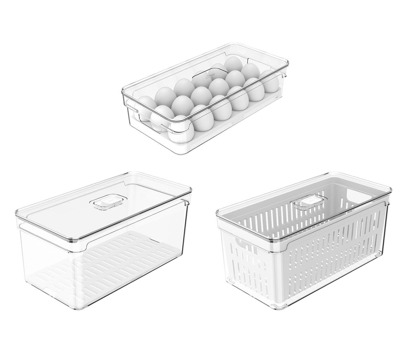 Jogo de Organizadores Clear Fresh image number 0