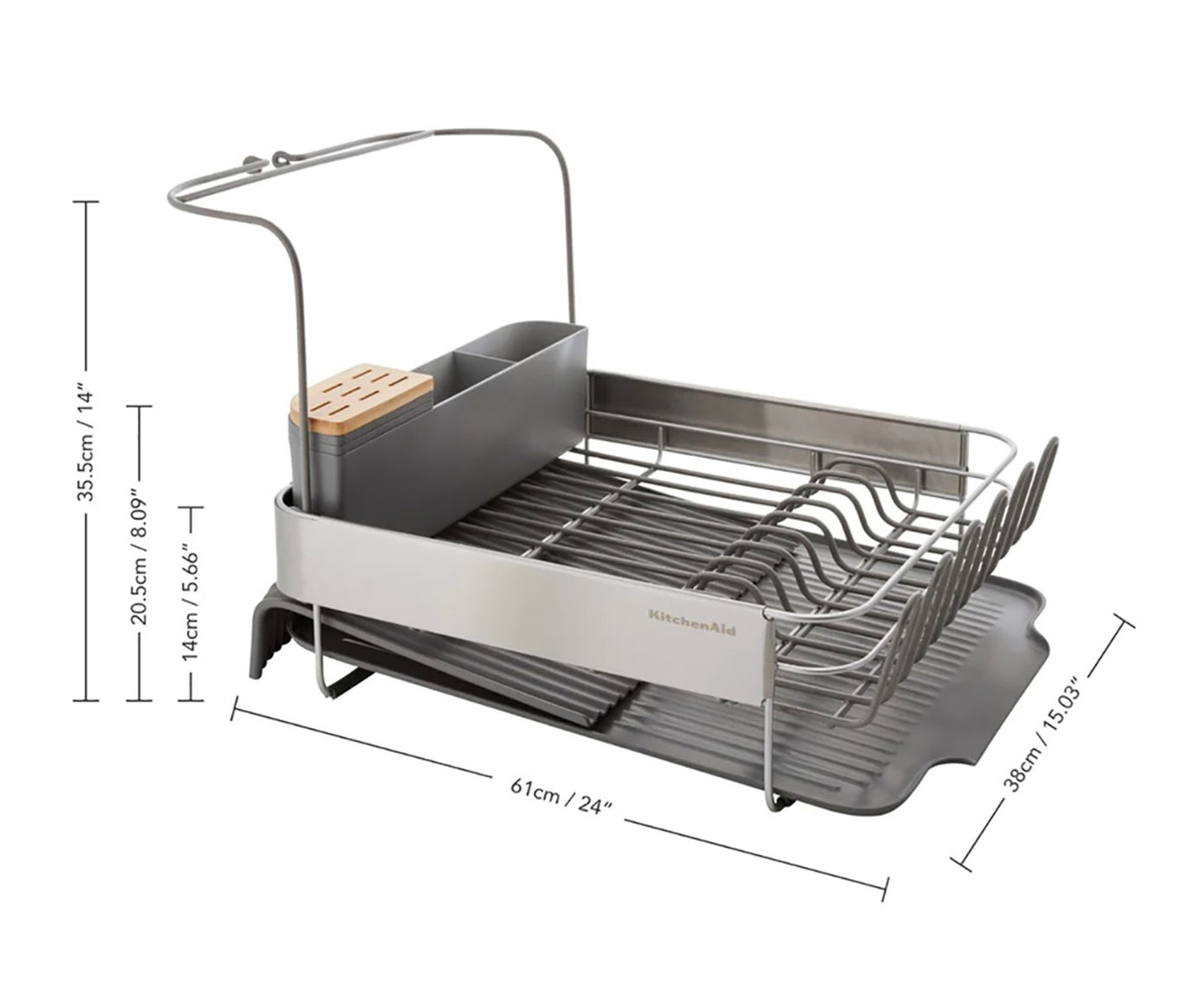 Escorredor de Lou&ccedil;as Expans&iacute;vel Kitchenaid image number 1