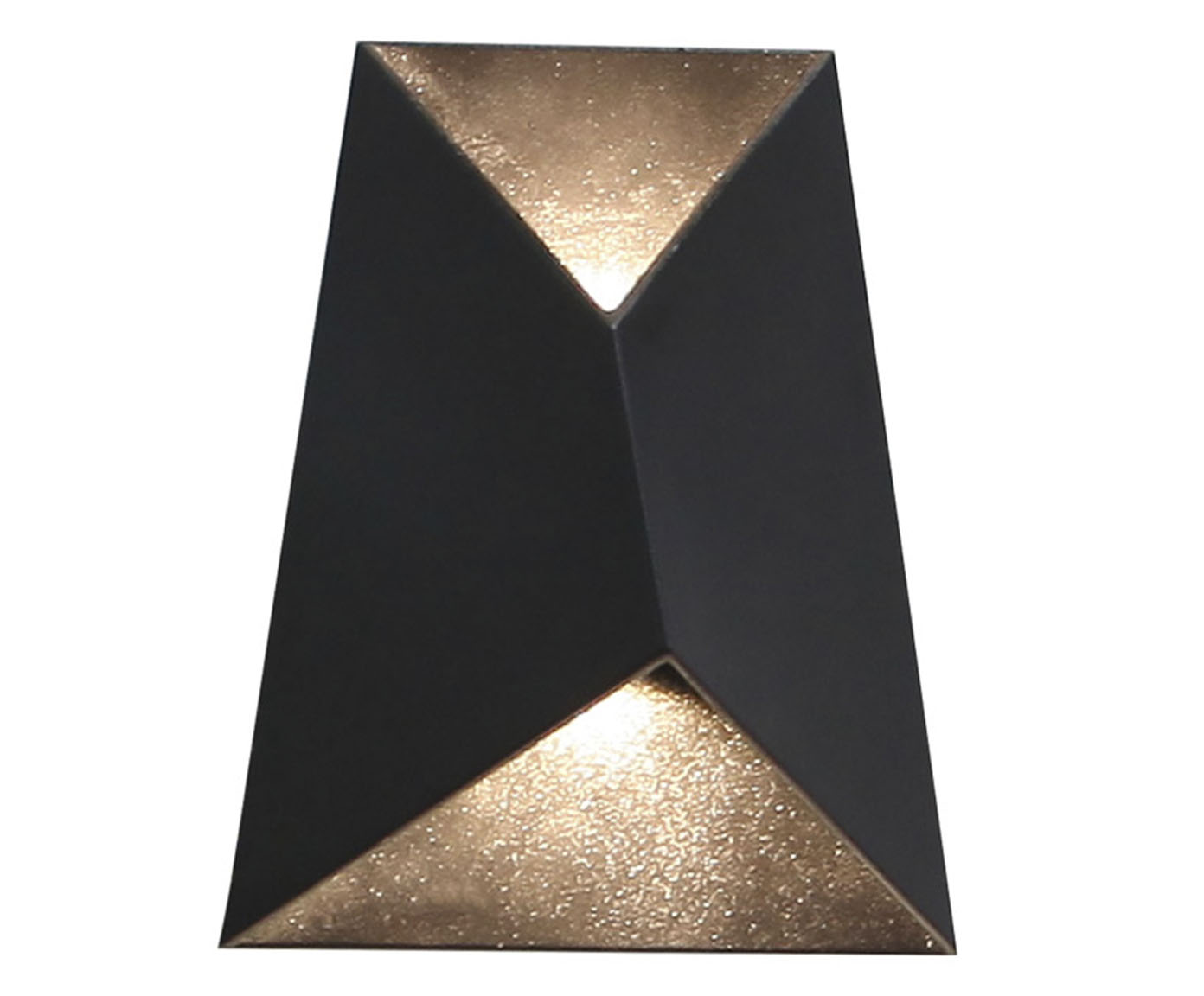 Arandela Fold Preto Bivolt image number 0
