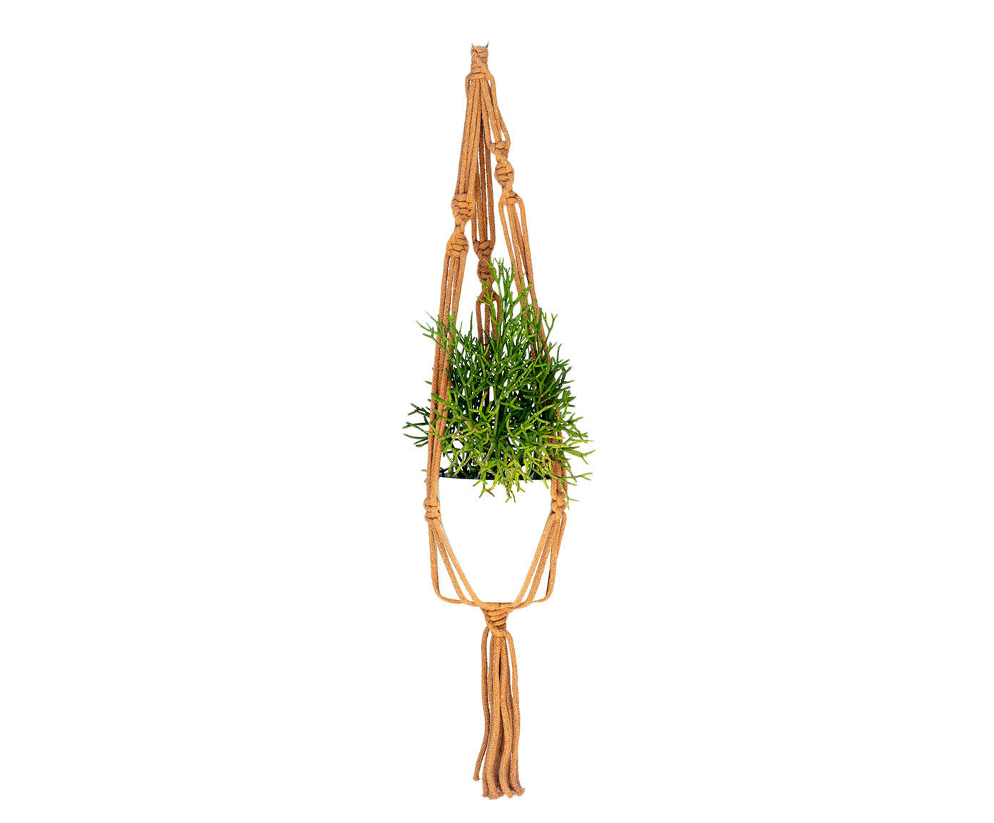 Hanger em Macram&ecirc; Basic Caramelo - image 0