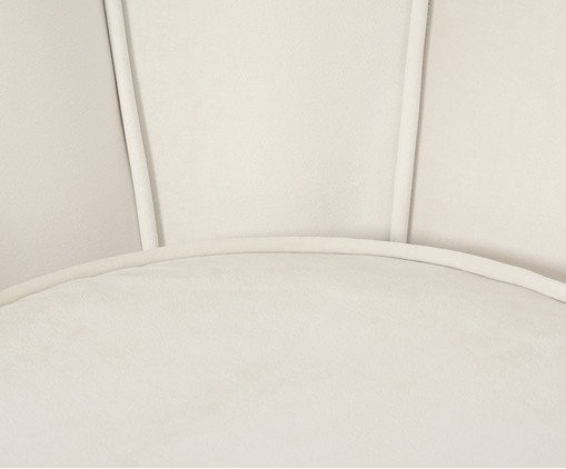 Poltrona em Veludo P&eacute;tala Off White image number 5