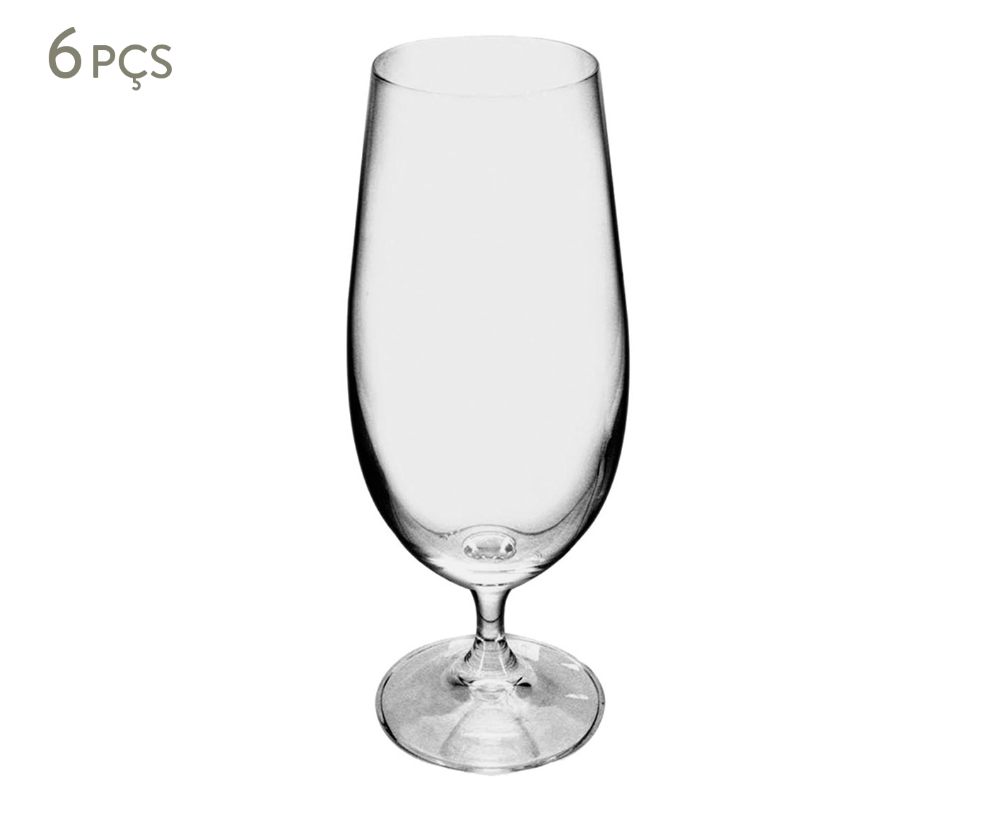 Jogo de Ta&ccedil;as para Cerveja em Cristal Mavi - image 0