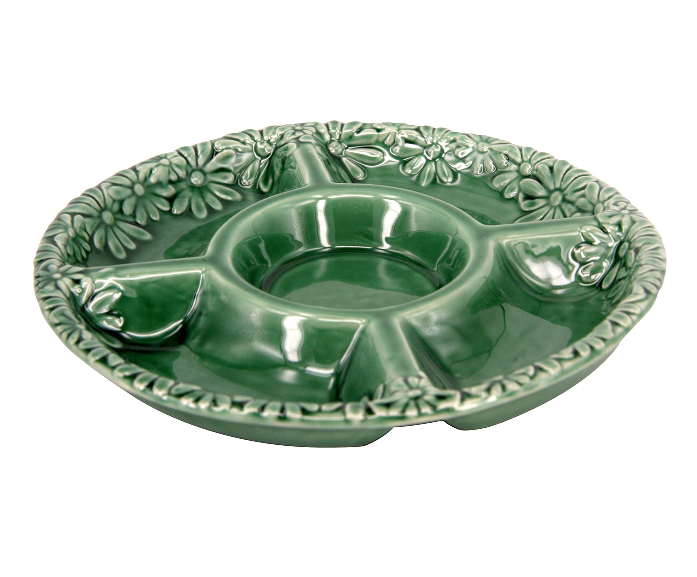 Petisqueira em Porcelana Engla Verde image number 0