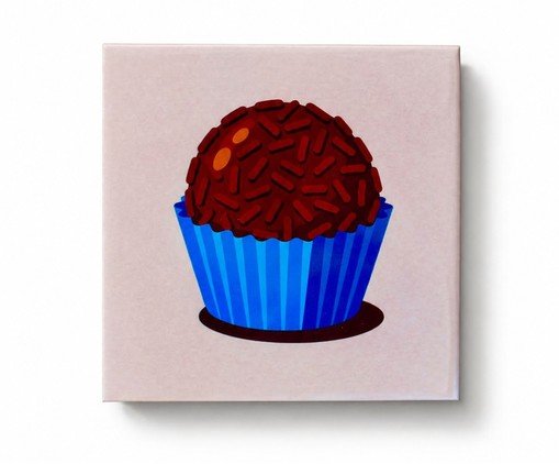 Mini Azulejo Decorativo Brigadeiro - image 0