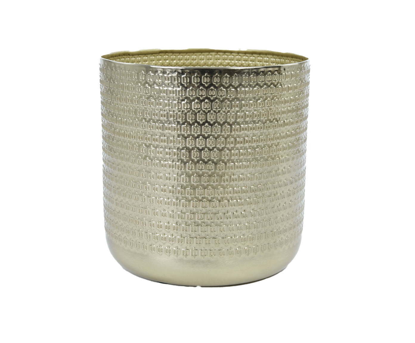 Cachepot Alto Lat&atilde;o Dourado image number 0