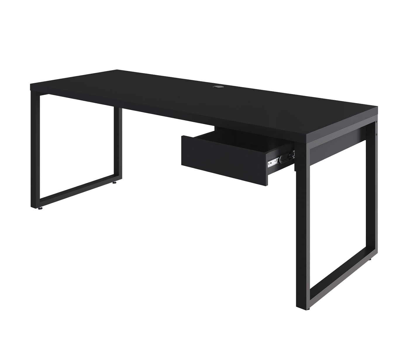 Mesa Yon Presidente com Gaveta Preto image number 2