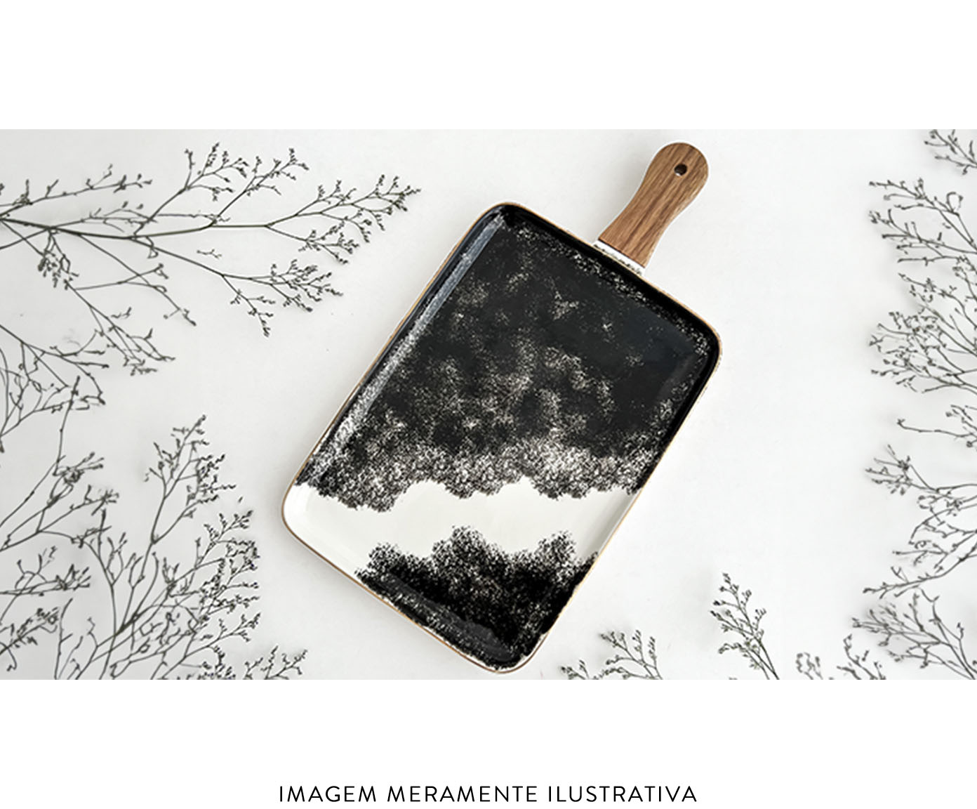 Enfeite com Cabo Dual Preto - image 1