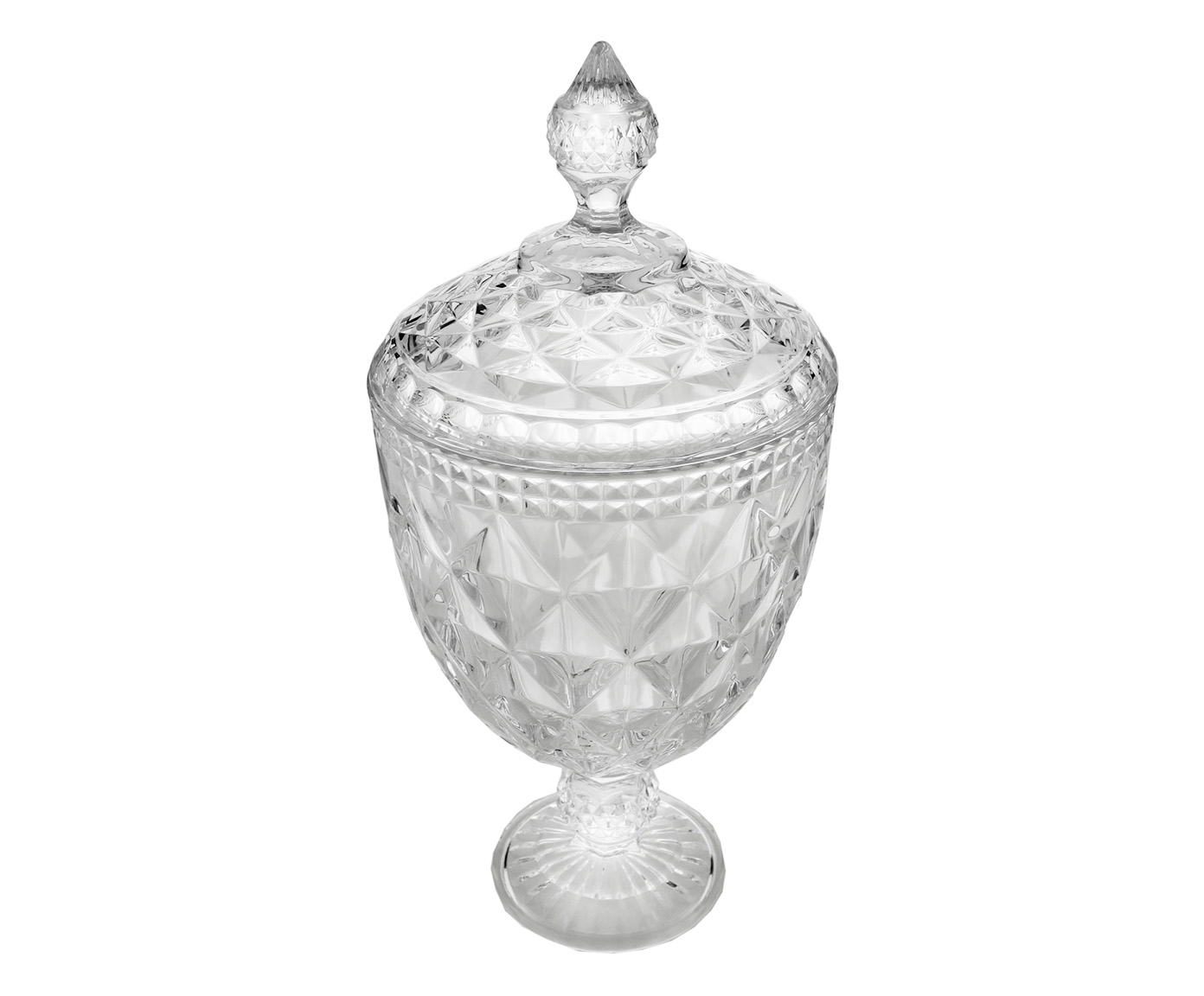 Bomboniere em Cristal Diamond Transparente image number 1