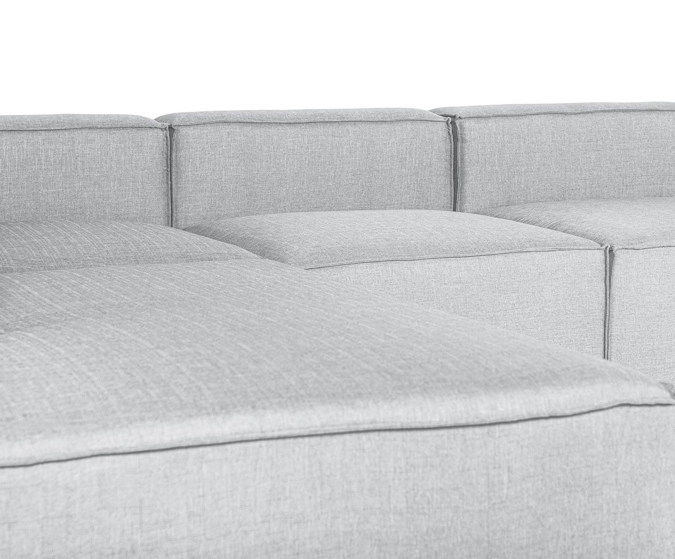 Sof&aacute; 5 M&oacute;dulos Chaise e Encosto Parcial Direito Mensa Fendi image number 4