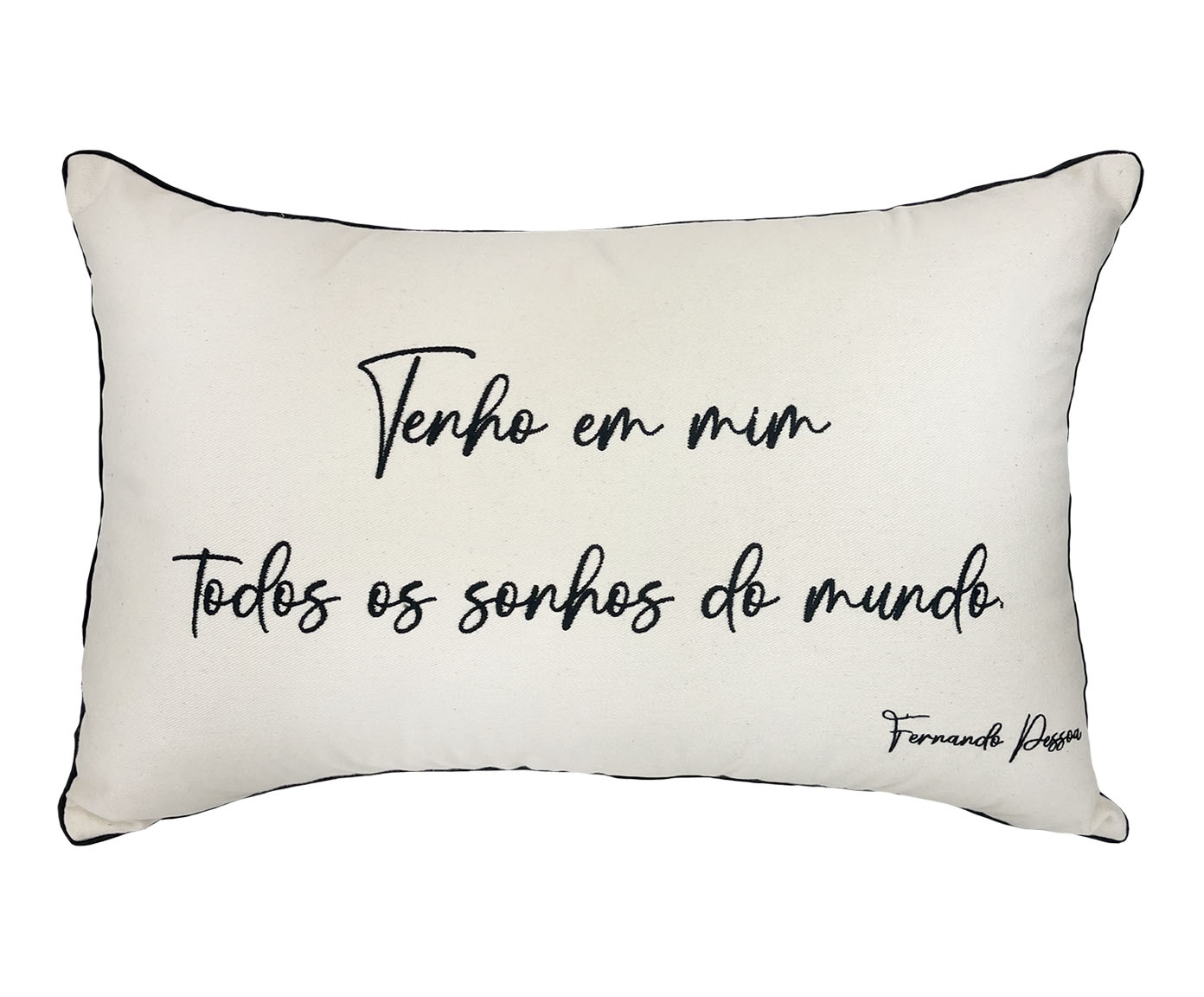 Almofada com Vivo Frases Branco - image 0