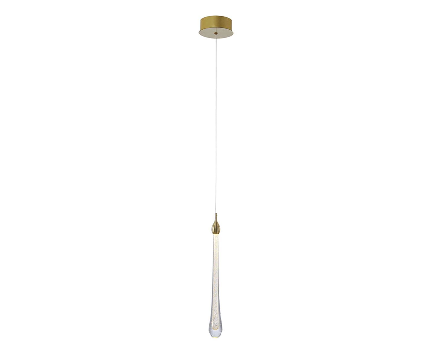 Pendente Goccia Dourado Bivolt image number 0