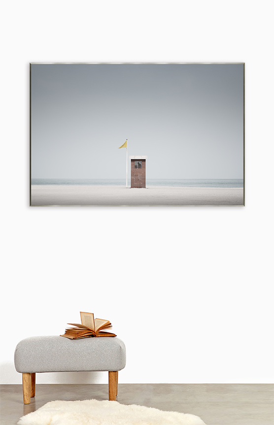 Quadro com Vidro Cabine Praia image number 1