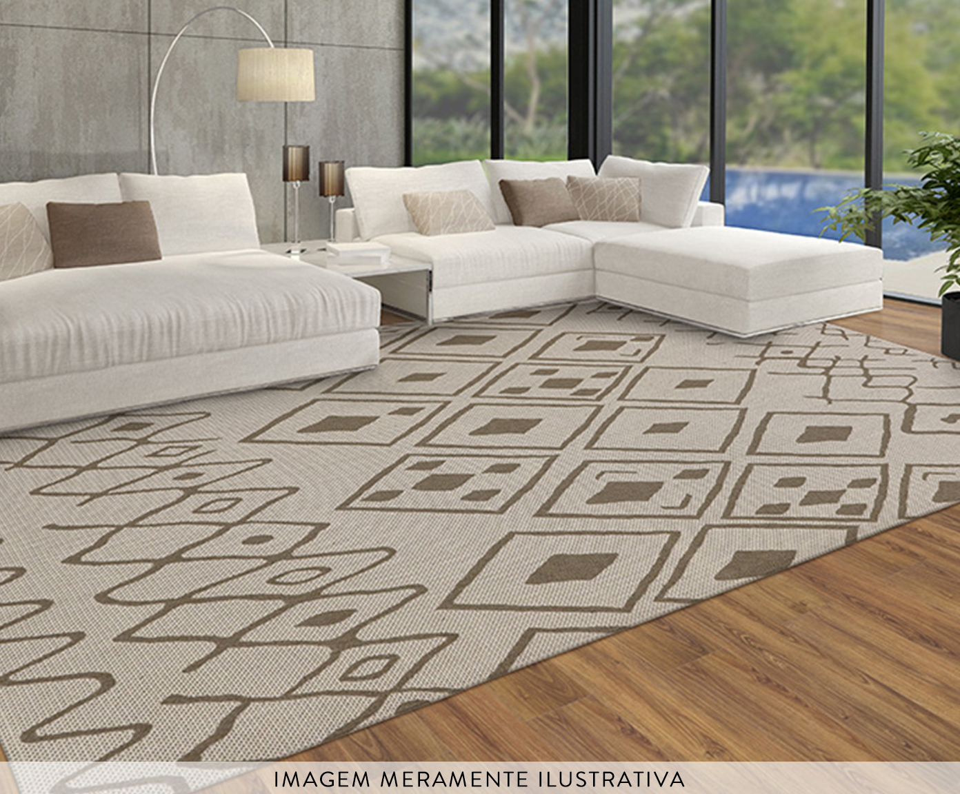 Tapete Serido Tali Cream Taupe image number 4