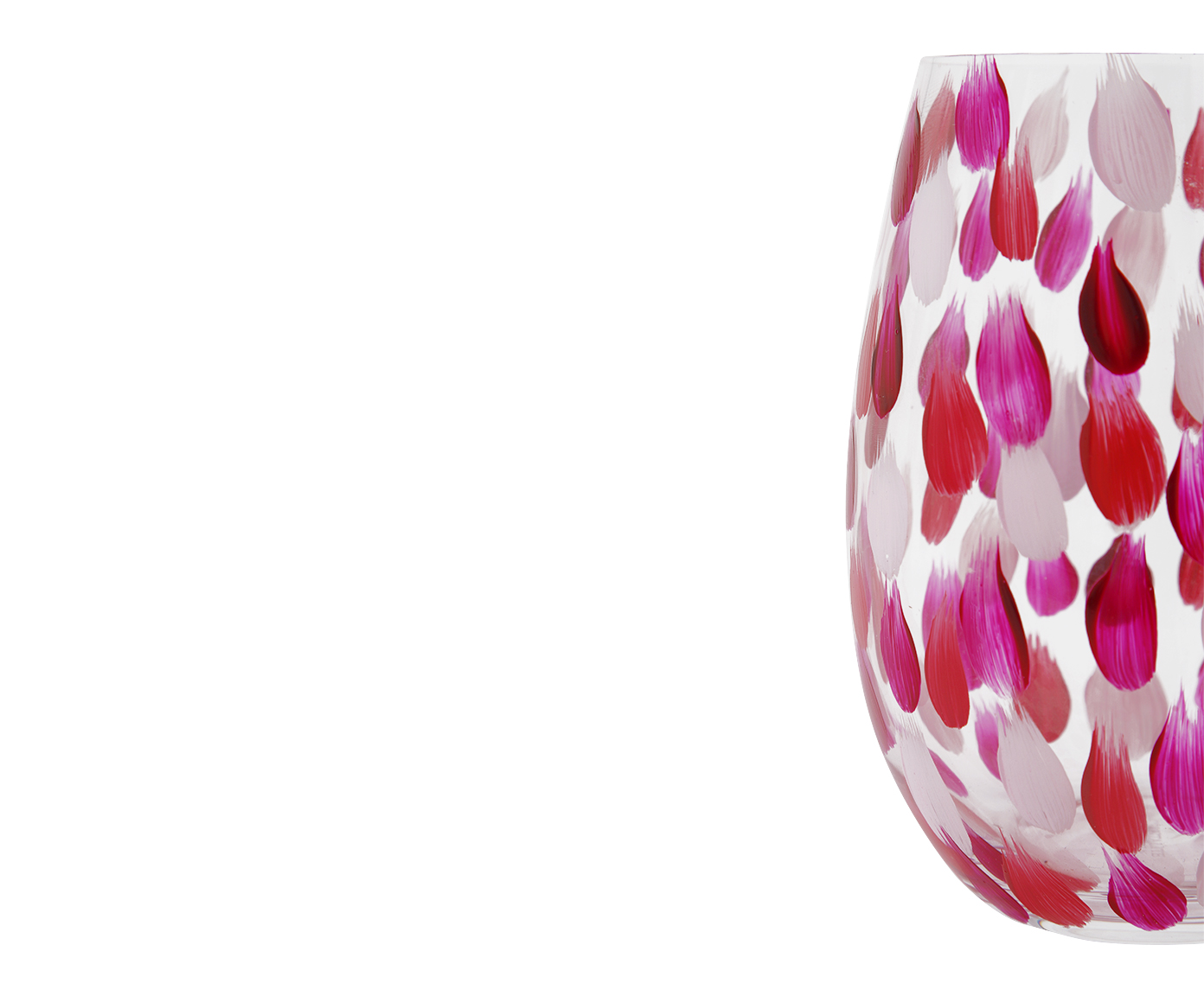 Copo em Cristal Confeti Rosa image number 3