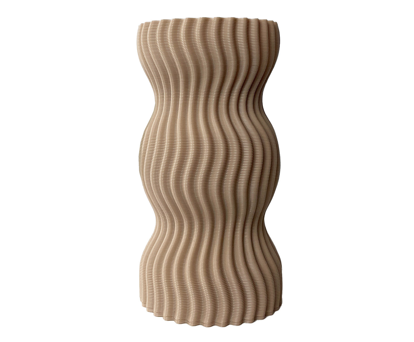Mini Vaso Onda 3 Areia image number 0