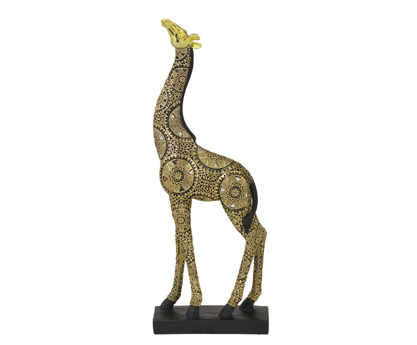 Adorno Girafa em Resina Left - Dourado - image 0
