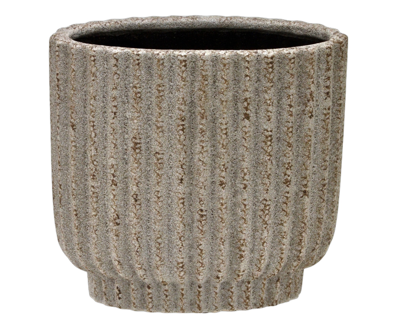 Cachepot Decorativo Viridi Cinza image number 0