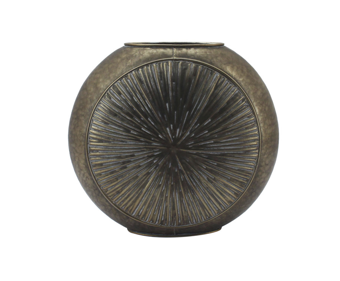 Vaso em Metal Charlie II Bronze image number 0