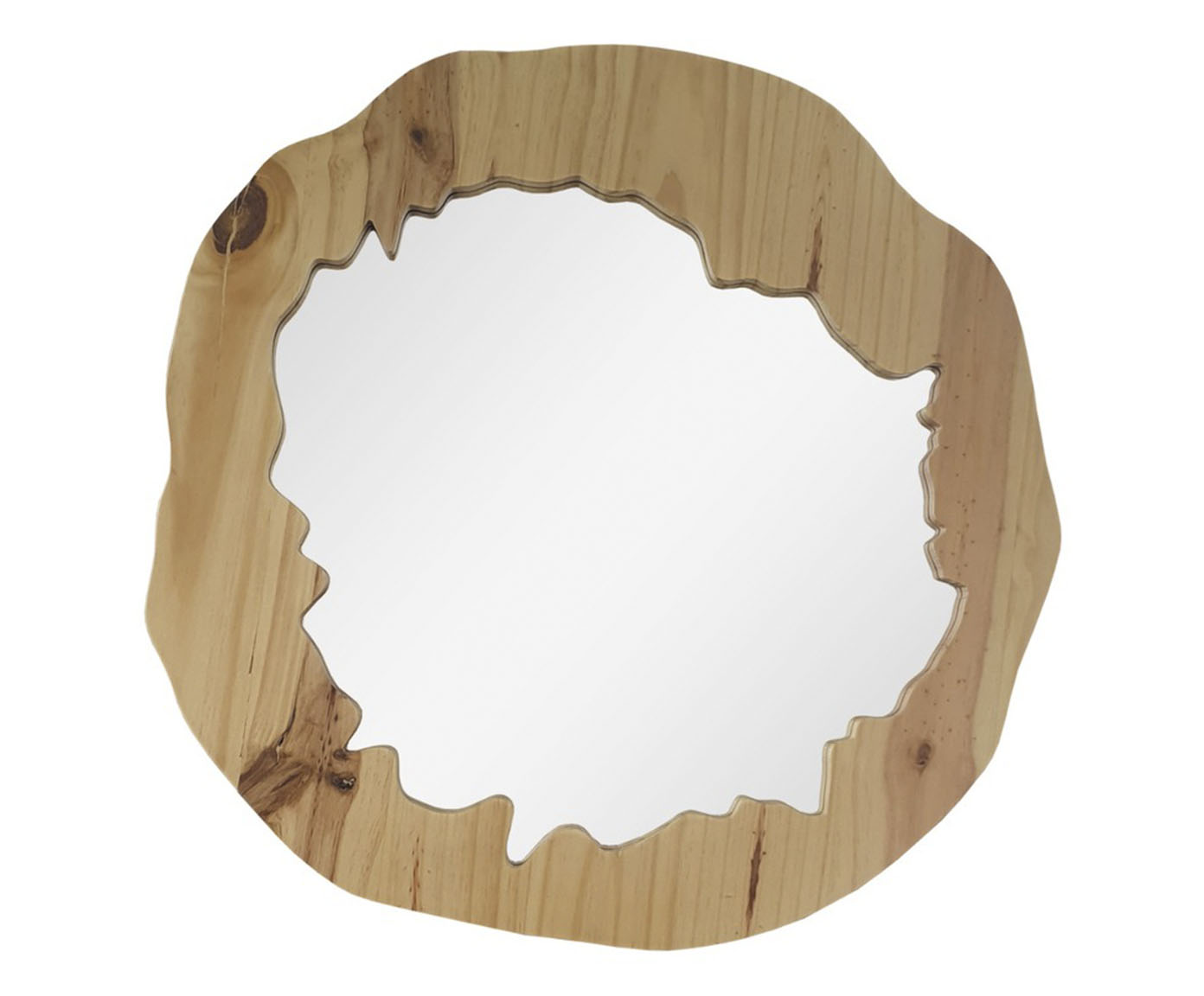 Espelho Tronco Pinus Org&acirc;nico - 35cm - image 0