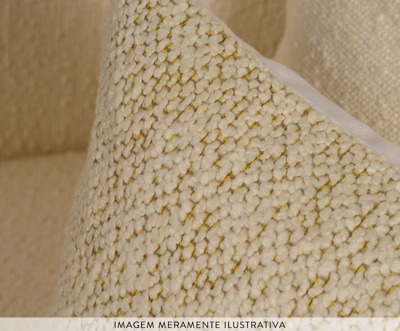 Almofada Boucle Retangular - Off White image number 5