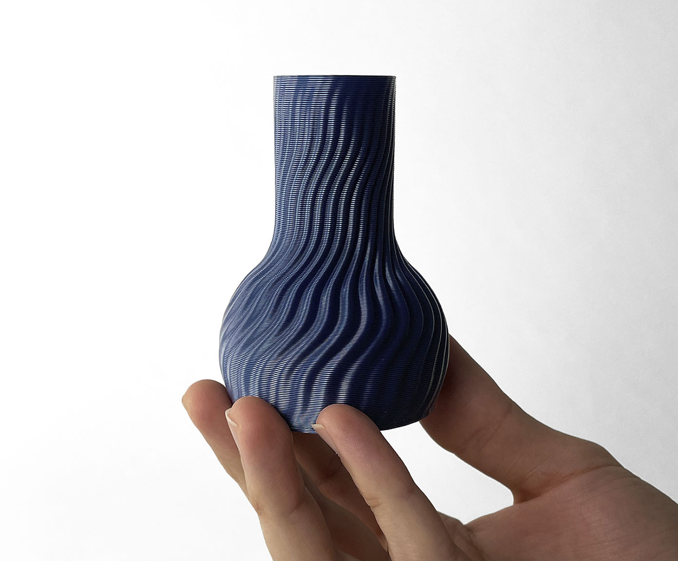 Mini Vaso Onda 2 Azul image number 3