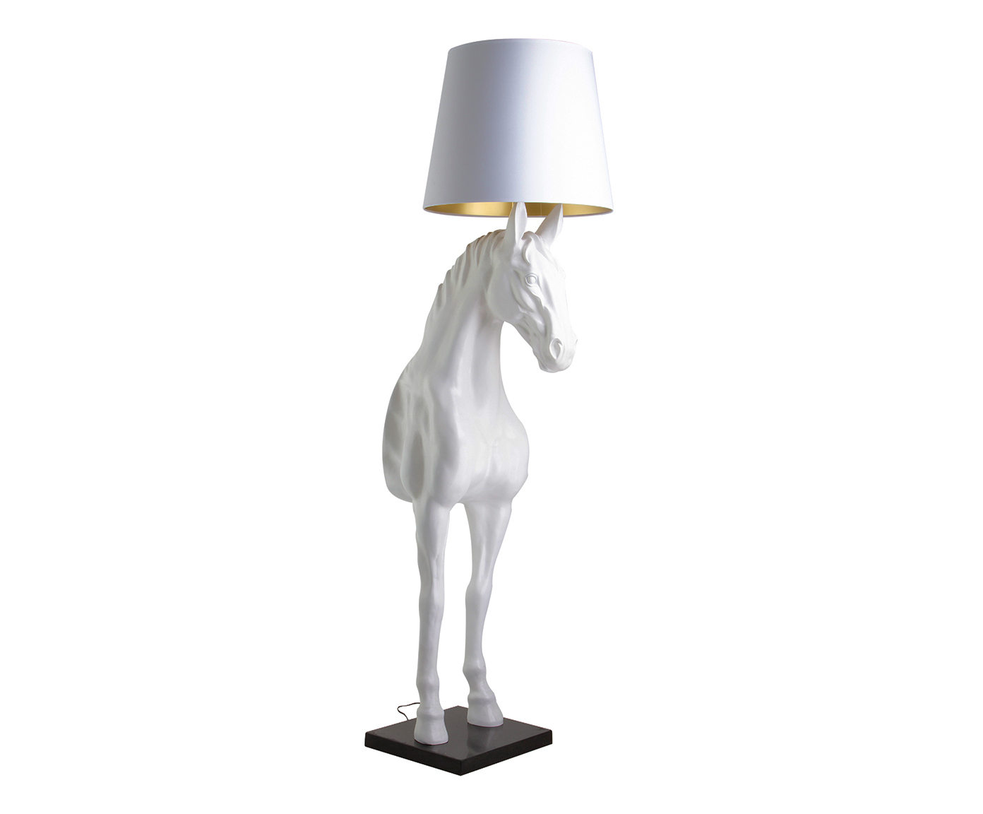 Lumin&aacute;ria de Ch&atilde;o Cavalo Branco - Bivolt image number 0
