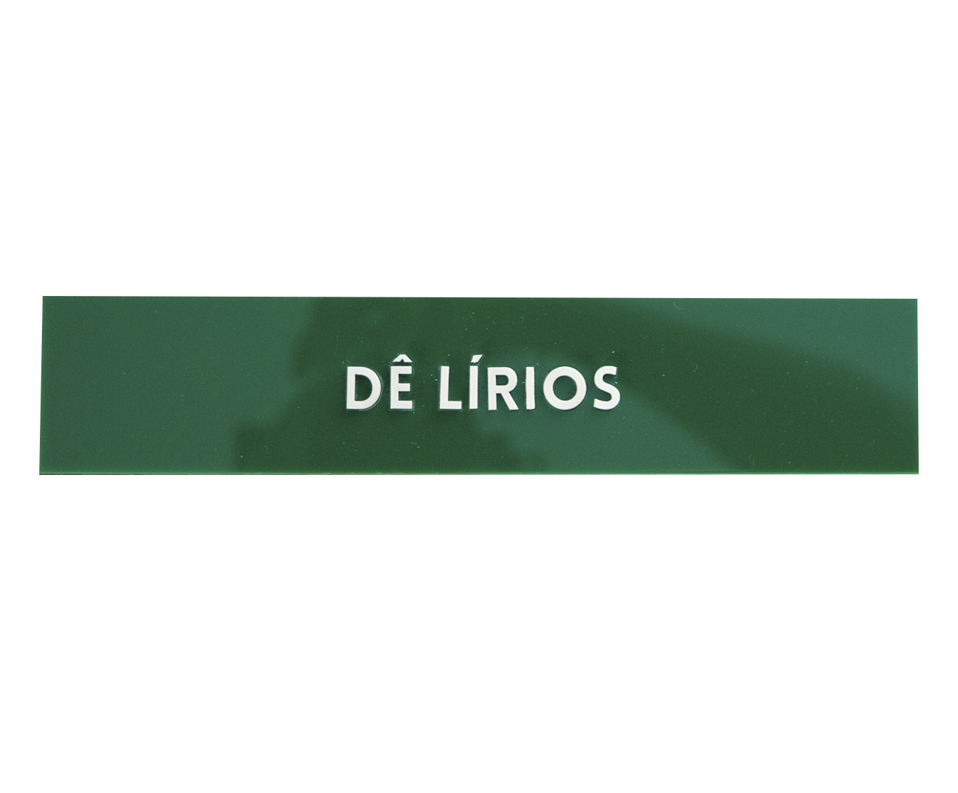 Placa Decorativa em Acr&iacute;lico "D&ecirc; L&iacute;rios" image number 0