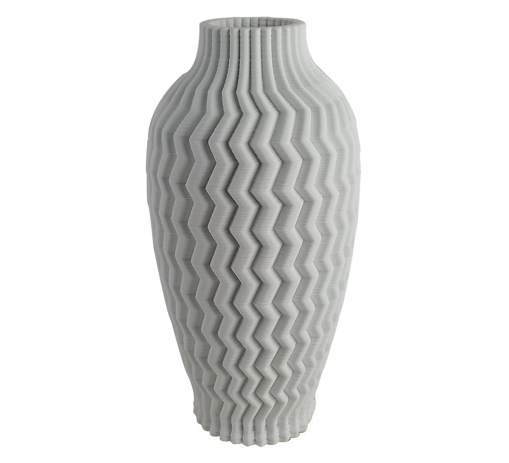 Vaso em Cer&acirc;mica Wavie Branco 3D image number 0